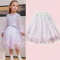 thumbnail image 7 of Cowsor Girls Cute Tulle Skirt Fluffy Mesh Mini Skirt Sweet Princess Style Soft Comfortable Wear for Party Holiday School Daily Activities Big Kids, 7 of 7