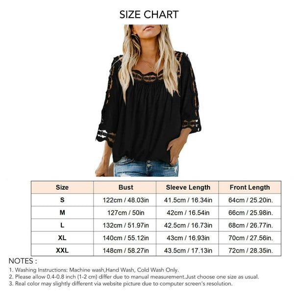 Top de encaje de crochet camisetas de verano para mujer con escote cuadrado de encaje camisetas de encaje de crochet de uso practico Bodega Aurrera en linea