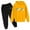 Yellow, variant on Trapstar Kids Hoodies Sets Long Sleeve Graphic Sweatshirts for Boys Girls Loose Trapstar Street Pullover Sweatshirts+Sweatpants Kids Set of 2 Classic Sweatshirts Sets(Gray, 100)
