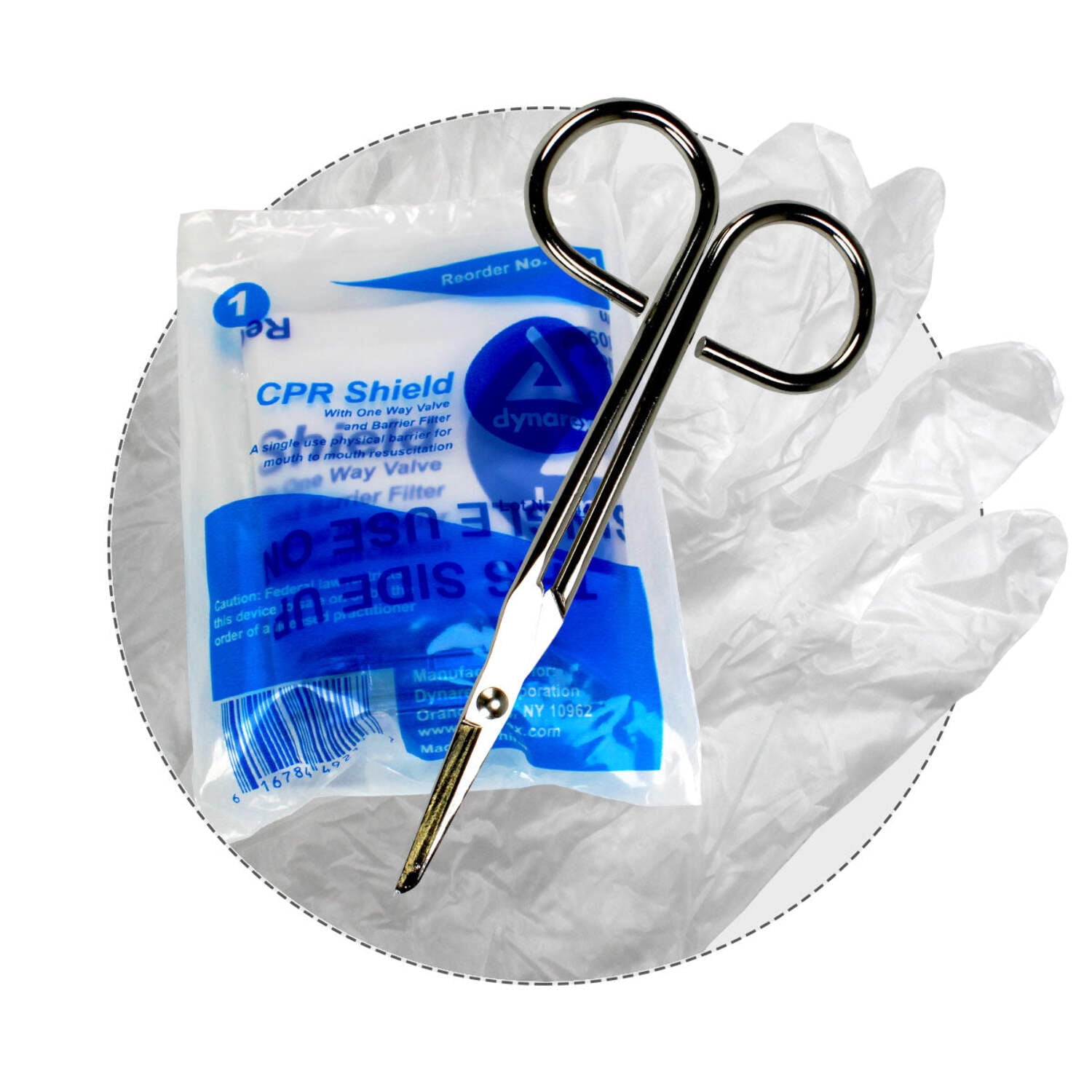 Swimming Pool & Lifeguard First Aid Kit - Sturdy water-resistant case, signalling whistle & more, Home, Office, or Sports - Safe Fun in the Sun Poolside - Made in USA