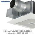 thumbnail image 4 of Panasonic FV-0811VFM5 WhisperFit EZ Retrofit Fan, SmartAction Motion Sensor, Speed Selector, Quiet, 4 of 7