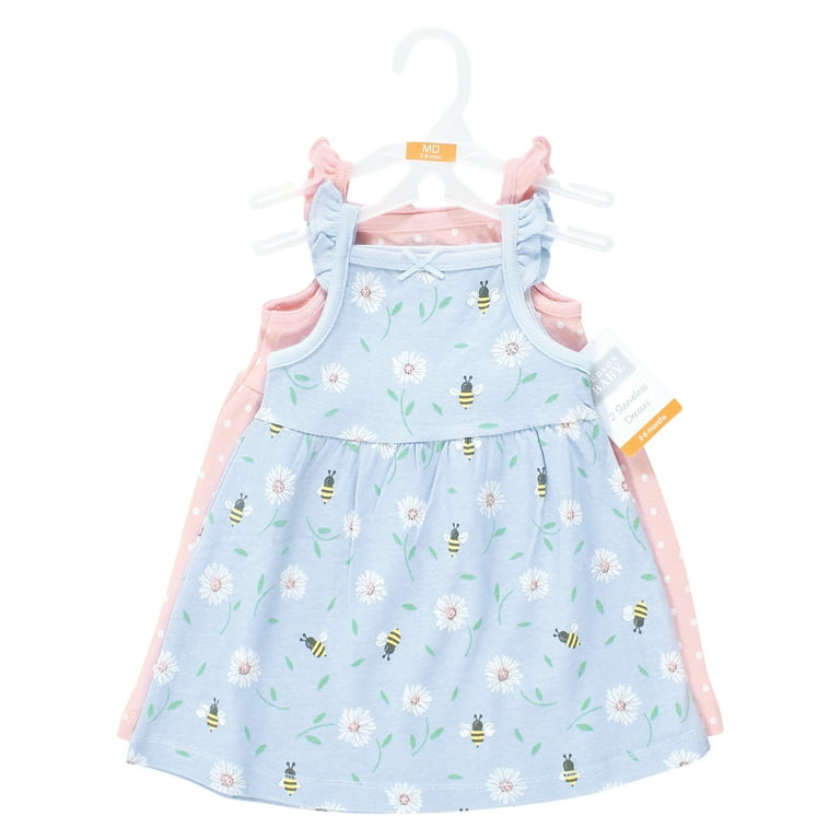 cotton infant dresses Purebaby Organic Dress Pastel Gingham and features a plush white quilt bodice that was selected with babys comfort in mind Hudson Baby Cotton Dresses Daisy