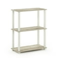 thumbnail image 2 of Furinno Durable 11.4 W x 23.6 D x 29.6 H 3-Shelf Freestanding Shelving Unit, Sonoma Oak and White, 2 of 5