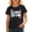 L126 Black, variant on Curuila Children Girls Tshirt Short Sleeve Letter Print Crew Neck Tops For Girls Everyday Wear Fashionable Back To School Clothes Size 3-4 Years