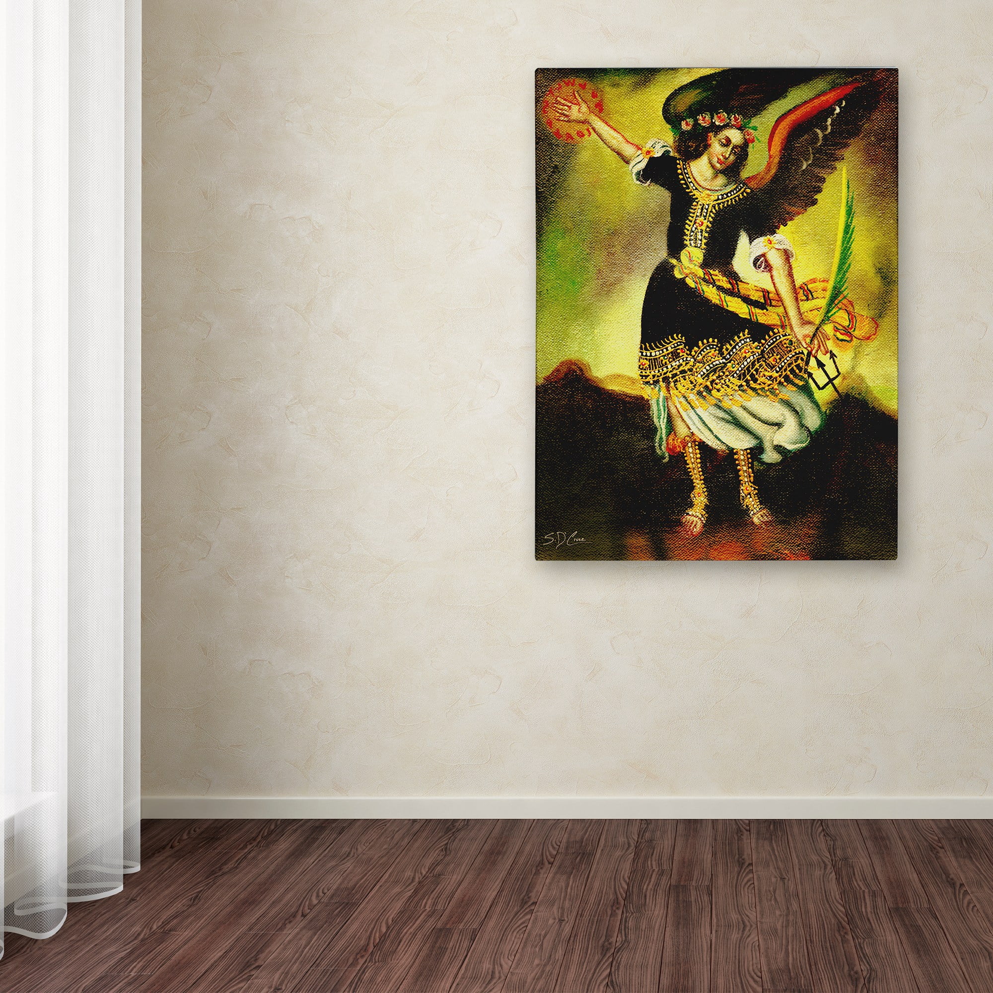 Trademark Fine Art "An Angel" Canvas Art by Masters Fine Art