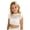 Silver, variant on Little Girl Satin Ruffle Short Sleeve Blouse Lace Tulle Crop Shirt Underwear Clothes for Oktoberfest Daily Wear White,7-8 Years
