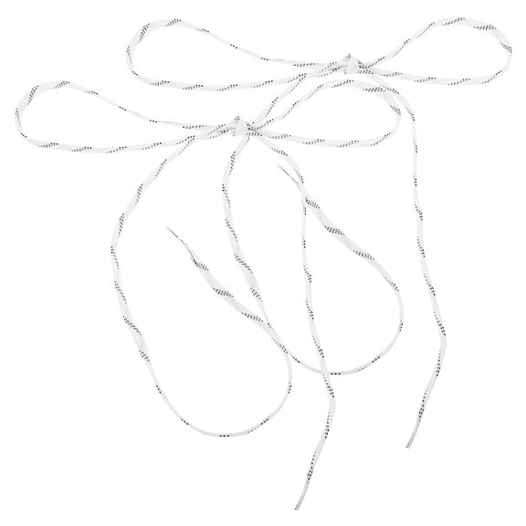 CTIRCHIU White Waxed Skate Laces Polyester Cotton Versatile Stylish Design 1Pair