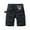 Black, variant on Odeerbi Cargo Bermuda Shorts for Men Stripe Work Shorts Mid Waist Multi Pocket Pants 2025 Casual Shorts Dark Gray