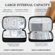 thumbnail image 3 of Bolsa organizadora de cables de viaje FYY Electronic, impermeable, negra, 3 of 7