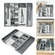 thumbnail image 1 of Organizador de cajones para cubiertos de cocina, bandeja extensible, soporte ajustable para cubiertos, organizador de cubiertos, cuchillos, almacenamiento para el hogar, organización y almacenamiento,, 1 of 7