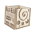 thumbnail image 5 of Abbraccia Wooden Yarn Bowl Multifunctional Knitting Tool Easy to Assemble Removable Gift for Crafters Wood Yarn Storage Basket, 5 of 9