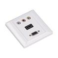 thumbnail image 4 of Audio Video Wall Socket, High Impact Resistance Multi Function Panel Video Wall Panel  for Home Theater for Digital Television, 4 of 7