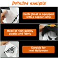 thumbnail image 2 of 6.6ft Hanging Wizard Hat Lamp String Luminous Wizard Hat Halloween Light IP44 Waterproof Luminous Wizard Hat Halloween Light for Outdoor Halloween Decoration, 2 of 6