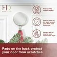 thumbnail image 5 of Haute Decor Attract® Magnetic Wreath Hanger, 2-pack, Silver, 5 of 9