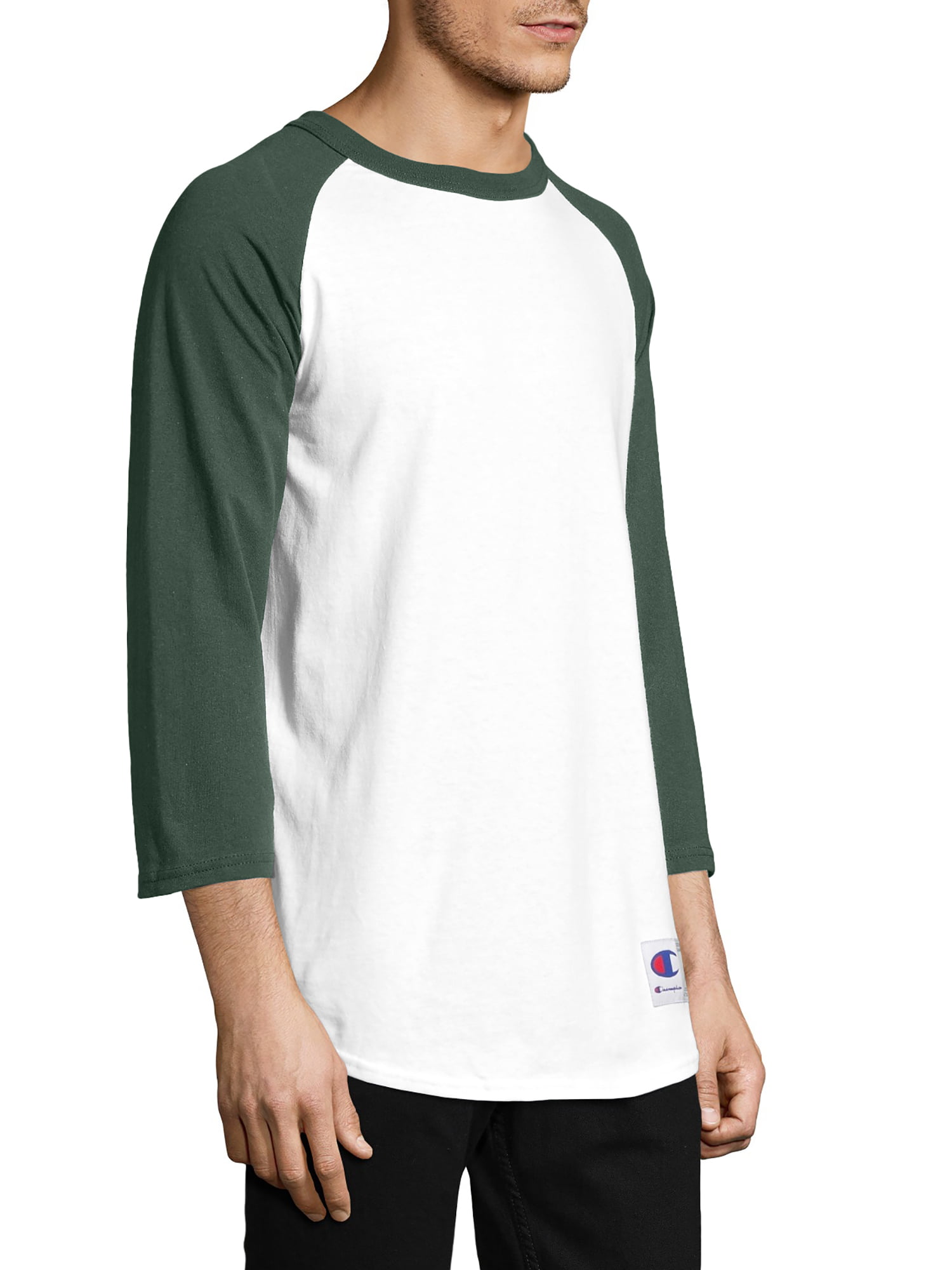 Champion Men's Three-Quarter Raglan Sleeve Baseball T-Shirt – PROOZY