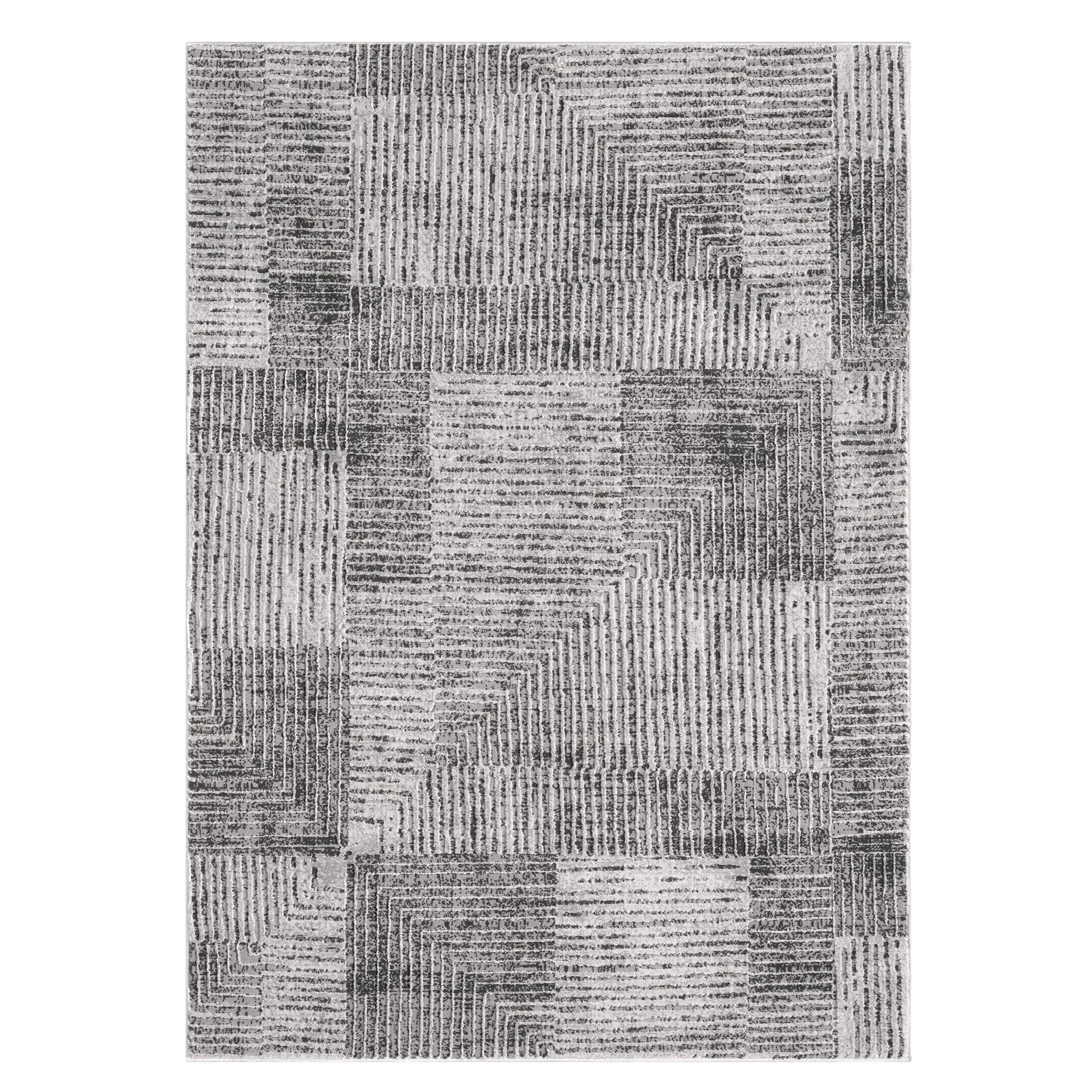Better Homes & Gardens Grey Linear Square Geo High-Low