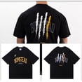 thumbnail image 2 of Camiseta de algodón de alta calidad para hombre y mujer, camisa holgada de gran tamaño para gimnasio, Fitness, verano, 2023 xuanjing unisex, 2 of 2