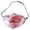 D, variant on Halloween Half Face Mask, Funny Creepy Latex Costume Mask with Elastic Strap, Lightweight Prank Cosplay Prop for Parties, Stage and Photo Booth