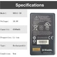 thumbnail image 2 of 99511-30/79400 6500mAh 10.8V 70Wh Lithium Battery Replacement for Trimble 79400/99511-30 Total Station S3 /S5 /S6 / S7/ S8 (10.8 Volt, 6.5 Ah, Rechargeable), 2 of 7