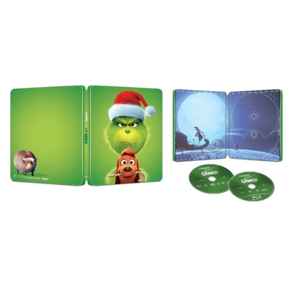 Illumination Presents: Dr. Seuss' the Grinch (Steelbook   Digital) [Blu-ray]