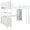 Off White, variant on Tcbosik Metal Loft Bed with L-Shaped Desk and Storage Wardrobe, Full Size Heavy Duty Bedframe with Cubes and Shelves for Home, Apartment, Off White