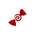 thumbnail image 2 of Decoraciones navideñas de terciopelo rojo - Grandes adornos navideños para centros comerciales, árboles y decoración festiva, 2 of 6