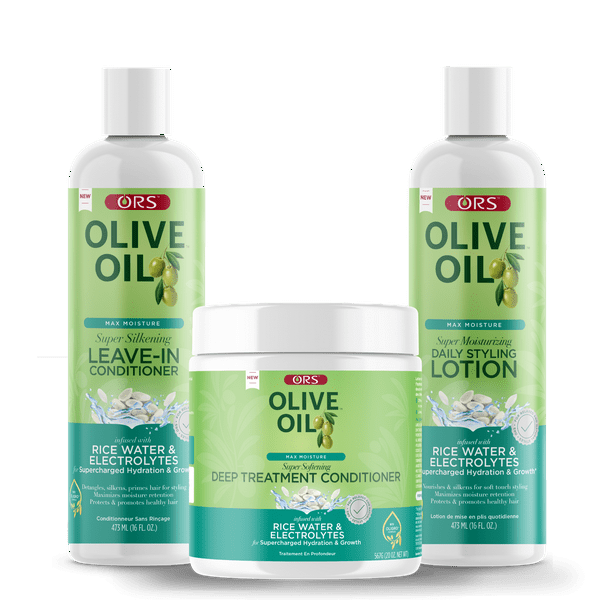 ORS Rice Water & Electrolytes Olive Oil CONDITIONING AND SOFTENING
