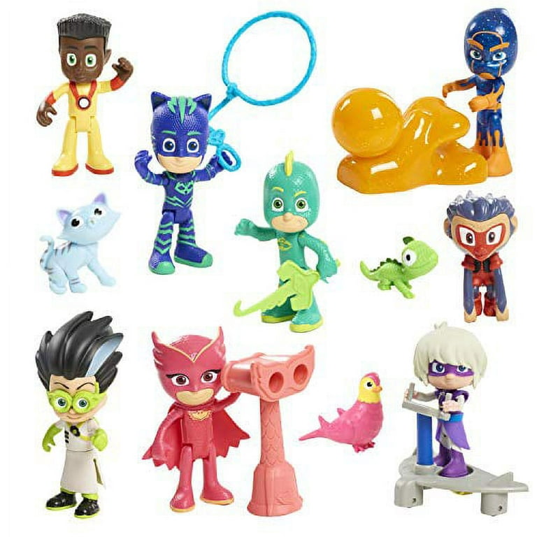 Lot of 11 Disney Junior PJ Masks Toys Figures Cake Toppers Just