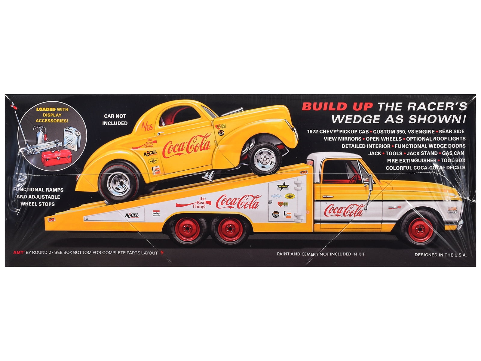 1972 Chevy Racer's Wedge Pickup Coke AMT Model Kit