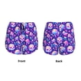 thumbnail image 3 of KLL colorful mushroom Skull rainbow Pattern Shorts Women,Athletic Shorts High Waisted Running Shorts Pocket Sporty Short Gym Elastic Workout Shorts-Medium, 3 of 7
