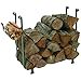 thumbnail image 3 of Enclume Large Rectangular Log Rack, Hammered Steel, 3 of 4
