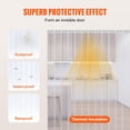 thumbnail image 3 of Cortina VEVOR de PVC transparente, 50 m x 20 cm x 2 mm, para puertas, 3 of 9