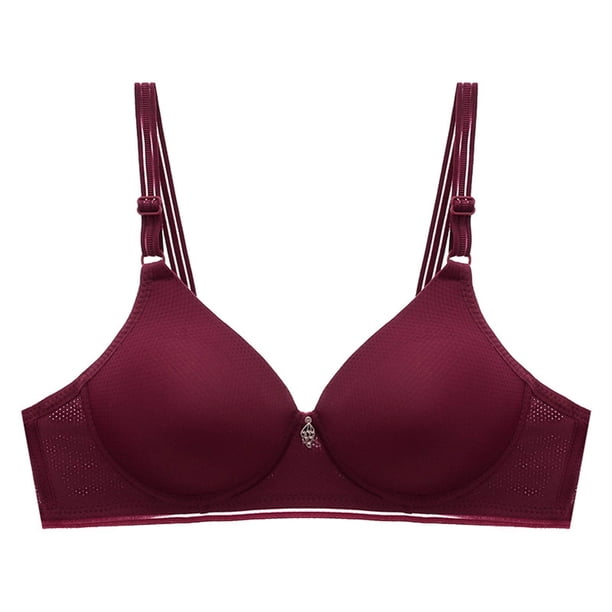 WILLBEST Brasier Push Up Mujer Sujetador Con Aros Y Encaje Sexy Para Mujer, Con Copa Moldeadora Y Tirantes Ajustables En La Espalda, Talla Grande 458