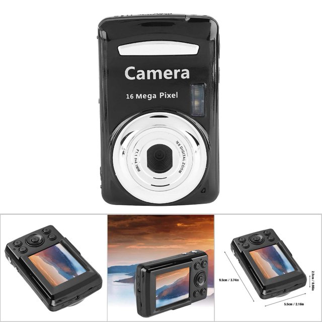 Cámara De Vídeo Digital HD Videocámara Mini Exterior 5MP 720P 30FPS 16X Zoom