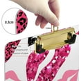 thumbnail image 4 of Coolnut Leopard Lips Clipboard, Acrylic Standard A4 Letter Size Clip Board with Low Profile Clip for Office, Classroom, Doctor, Nurse and Teacher, 12.5"x9", 4 of 7