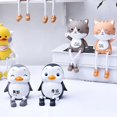 thumbnail image 4 of Coofit 2PCS Resin Ornament Creative Lovely Long Leg Tabletop Ornament Desk Decoration, 4 of 5