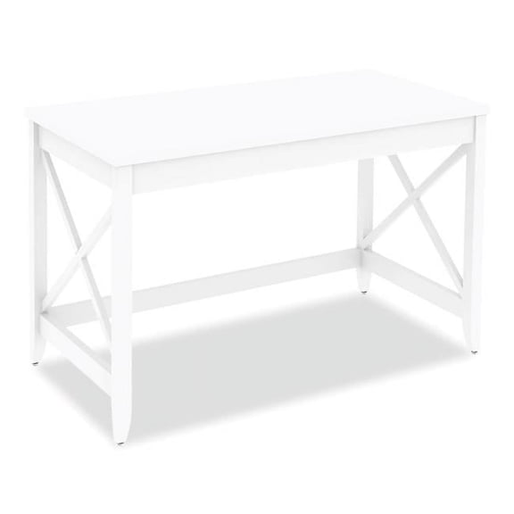 Farmhouse Writing Desk - 47.24 x 23.62 x 29.53 in. - White