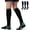 Black Green Orange, variant on 3 Pairs Copper Compression Non-Slip Socks for Women & Men Circulation 15-20 mmhg - Better Blood Flow, Swelling, Best Support for Medical, Running, Nursing