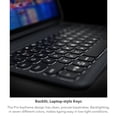 thumbnail image 3 of ZAGG Pro Keys Detachable Case and Wireless Keyboard for Apple iPad 11" (A16)/ 10.9 10th GEN, Multi-Device Bluetooth Pairing, Back, 3 of 8