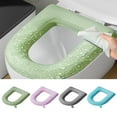 thumbnail image 2 of NOVELAR Soft EVA Toilet Seat Cushion, 16.92 x 15.35 in, Waterproof and Easy to Clean, Ensures a Warm, Comfortable Seat, Perfect for Household Bathrooms and On-the-Go, 2 of 7
