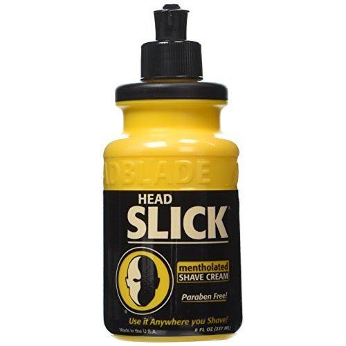 HeadBlade HeadSlick Shave Cream, Mentholated, 8 fl oz (237 ml) (Pack of