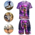 thumbnail image 4 of Kids Ninjago Short Sleeve T-Shirt And Shorts Outfit Set Athletic Mesh Shorts Set for Boys, 4 of 7