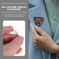 thumbnail image 4 of 100Pcs Iron Locking Pin Three-holes Brooch DIY Safety Pin Decorative Locking Pin Jewelry Making Pin, 4 of 7
