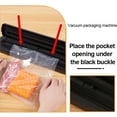 thumbnail image 5 of Portable Vacuum Sealer, Automatic Sealer for Food Storage, Easy to Use Compact Food Preservation Sealing Machine for Home & Kitchen，37.3*7*8.5cm，black, 5 of 5