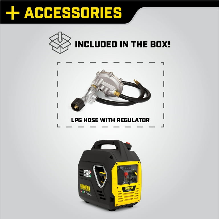 Champion dual fuel online generator 2000 watt