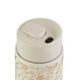 thumbnail image 3 of Thyme & Table 22 fl oz Stainless Steel Coffee Tumbler with Frother, Cream Floral, 3 of 7