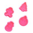 thumbnail image 3 of Bearachild 1 Juego de moldes para Fondant, accesorios para hornear con temática navideña, molde en relieve, herramientas de decoración de Kits de decoración para fiestas, 3 of 6