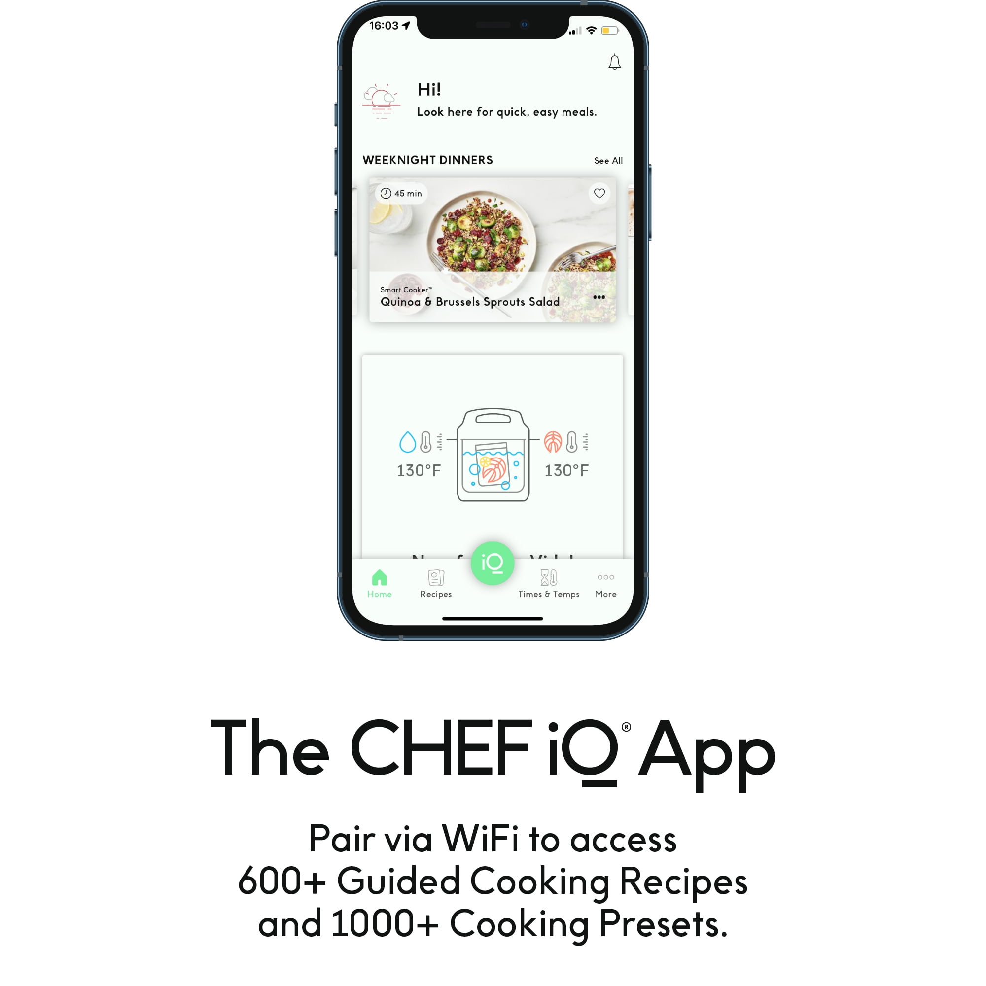 CHEF iQ Multi-Function Smart Cooker w/ 10 Functions and Built-in Scale - Black