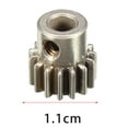thumbnail image 4 of Colcolo 5X 1:10 Metal 15T Motor Gear EA1040 for JLB Racing CHEETAH Model Trucks, 4 of 8