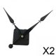 thumbnail image 1 of 2x Mecanismo De Movimiento De Reloj Manecillas De Reloj De Eje Largo Piezas De Repuesto De Reloj Negro Y Dorado, 1 of 8